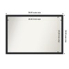 Amanti Art Bethany Non-Beveled Wood Framed Bathroom Vanity Wall Mirror - 3 of 4