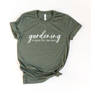 Simply Sage Market Gardening Is Good For The Soul Short Sleeve Tee - 1 of 4