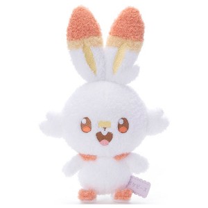 POKEMON TAKARA TOMY: POKEMON: Peaceful Place Poke Peace Stuffed: Scorbunny - 1 of 4