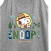 Women's - Peanuts - Ranger Snoopy Graphic Racerback Tank - 2 of 4