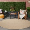 Nourison Tulum Basketweave Solid Indoor/Outdoor Rug - 2 of 4