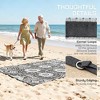 Portable OutsideCamping Carpet Mat,Reversible Plastic Straw Rug for Picnic,Outdoor Rug for Patio,Waterproof Large Mat - 4 of 4