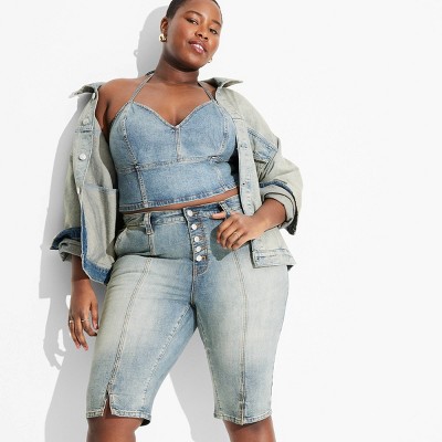 Women's High-Rise Capri Jeans - Wild Fable™