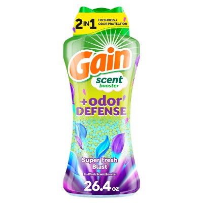 Gain Odor Defense Fireworks In-Wash Scent Booster - Super Fresh Blast - 24oz