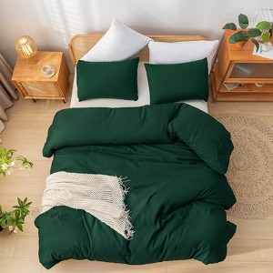 BAGOKIE 300GSM Fluffy Microfiber Bedding Set 2/3 Piece Comforter Set with Matching Pillowcase - 1 of 4