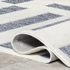 Nuloom Neri Geometric 8x10 Indoor/Outdoor Area Rug for Living Room Patio Deck Front Porch Kitchen, Blue Grey/Ivory - 4 of 4