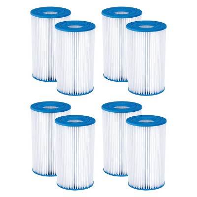 Summer Waves Replacement Type B Swimming Pool and Hot Tub Spa Cartridge with Heavy Duty Ultimate Filtration Paper
