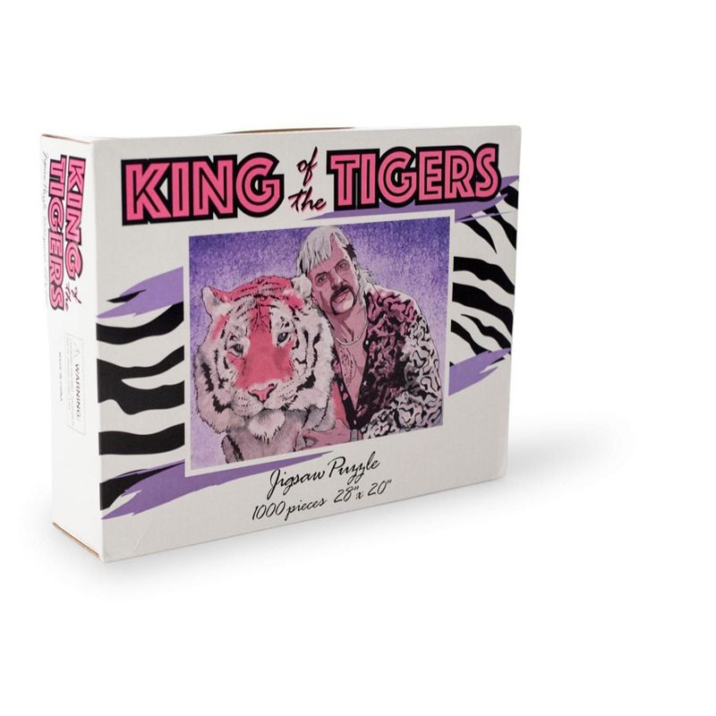 Toynk King Of The Tigers Animal Puzzle | 1000 Piece Jigsaw Puzzle, 1 of 7