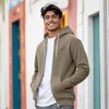 Dalix Lightning Bolt Glow in the Dark Embroidered Zip Hoodie Fleece Long Sleeve Pocket Warm Soft Mens - 4 of 4
