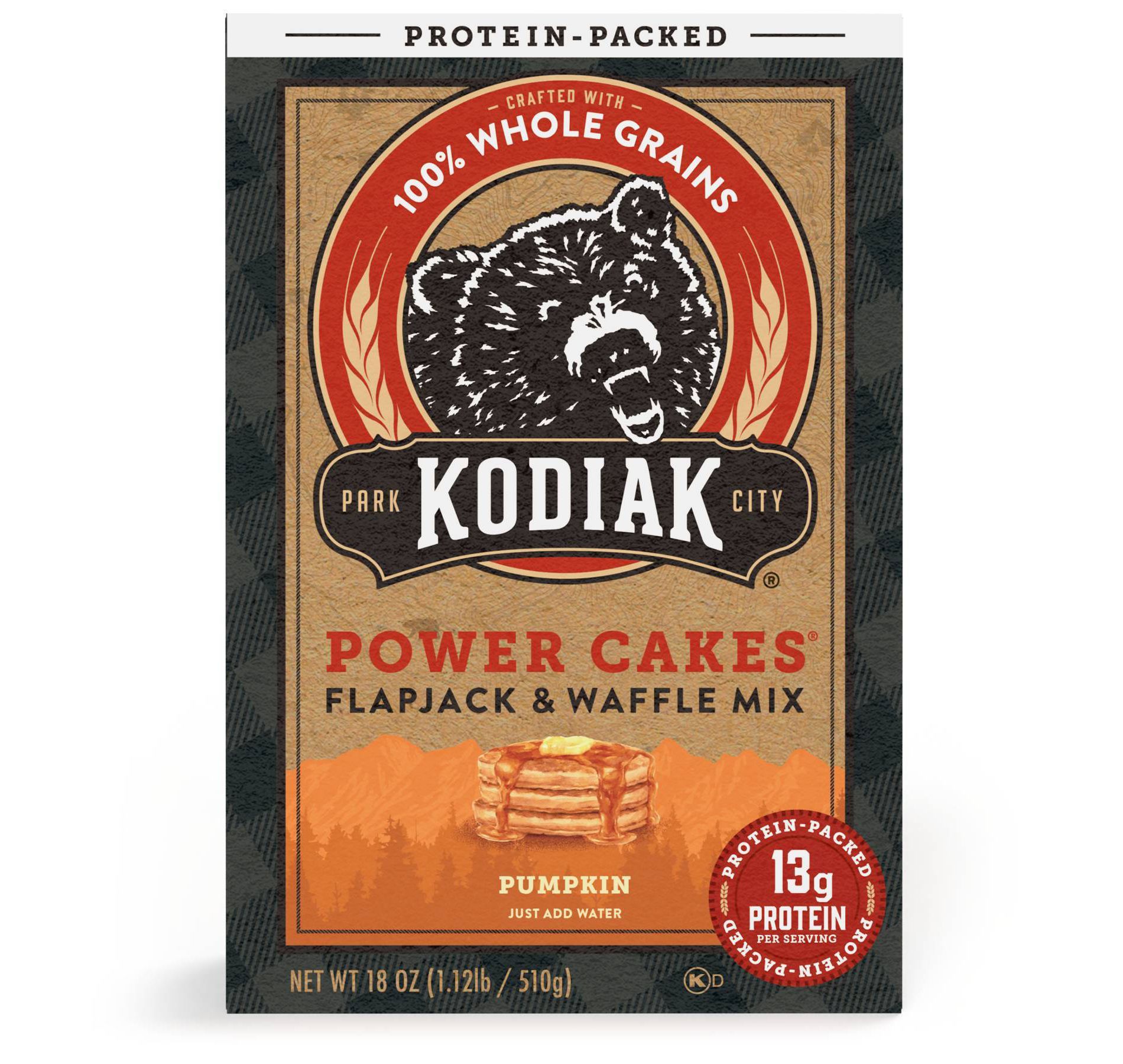 Kodiak Cakes Protein-Packed Pumpkin Flapjack & Waffle Mix - 18oz