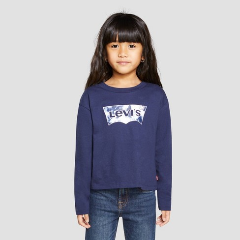 Levi's® Girls' Long Sleeve T-shirt : Target