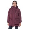 Women's Winter Puffer Parka Coat - S.E.B. By SEBBY - 3 of 4