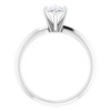 Pompeii3 3Ct Pear Moissanite Solitaire Engagement Ring 14k White Yellow or Rose Gold - 3 of 4