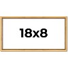 PosterPalooza | Panoramic Classic Modern Gold Frame - UV Acrylic, Foam Board Backing, Hanging Hardware - 2 of 4