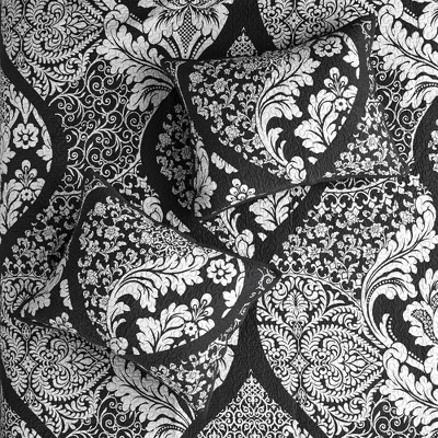 Black and White Cotton Reversible Full Quilt Set