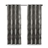 MAYEERTY Ogee Knitted Jacquard Total Blackout Curtain Panel(Only 1 Pc Panel) - 2 of 4