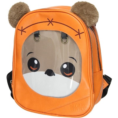 Fuzzy Cartoon Characters Backpack Bag