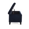 Lyngins Plush Velvet Storage Ottoman — 250lbs Capacity, Ottoman with Storage, Hinged Lid Ottoman Bench (Foot Stool, Rectangle Entryway Bench) - 4 of 4