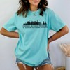 Simply Sage Market Women's Philadelphia Buildings Short Sleeve Garment Dyed Tee - 2 of 2