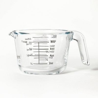 Borosilicate Glass Wet and Dry Measuring Cup with Oversized