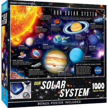 MasterPieces 1000 Piece Jigsaw Puzzle - NASA Solar System - 18"x24"