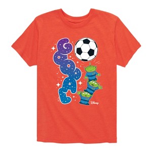 Boys' - Toy Story - Aliens Soccer Goal Short Sleeve Graphic T-Shirt - 1 of 4