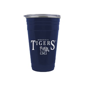 NCAA Memphis Tigers Tailgater Tumbler - 22oz: Stainless Steel, Acrylic Lid - 1 of 2