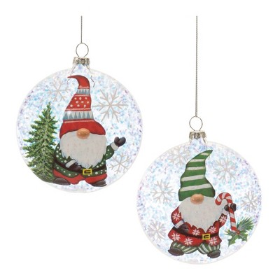 Melrose Gnome Ball Ornament (Set of 12)