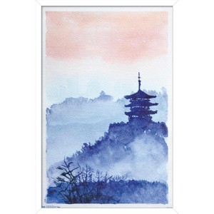 Trends International Temple Forest and Dawn Framed Wall Poster Prints - 1 of 4