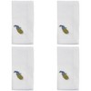 Saro Lifestyle Table Napkins With Embroidered Peacock Design (Set of 4) - 2 of 4