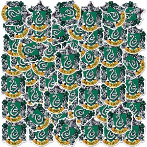 Harry Potter Slytherin Crest 50ct Vinyl Large Deluxe Stickers Variety Pack - 1 of 4