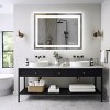 Kumasinova Anti-Fog LED Bathroom Mirror,Bathroom Vanity Mirror with Dual Light Source & 3 Lighting Modes,Wall Mirror for Bathroom,Living Room - 2 of 4