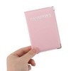 Unique Bargains Metallic Edge Passport Holder 1 Pc - 3 of 4