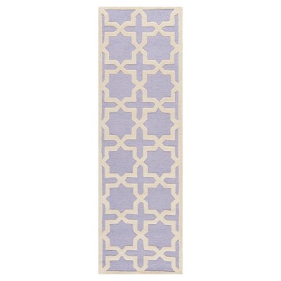 2'6"x6' Trellis Runner Lavender/Ivory - Safavieh