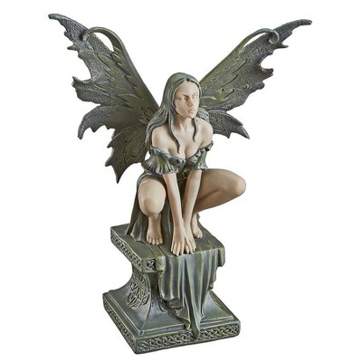 9.5 in. H Celtic Fairy Perilous Perch Small Statue