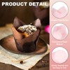 Unique Bargains Party Christmas Cake Muffins Greaseproof Paper Tulip Baking Cups 150 Pcs - 3 of 4