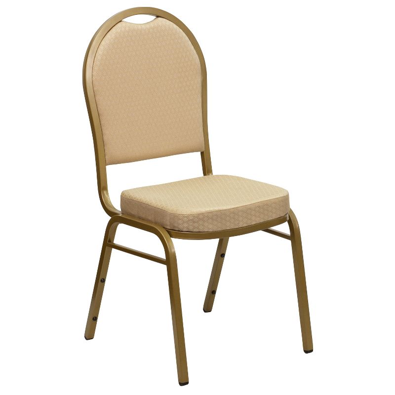 Flash Furniture HERCULES Series Dome Back Stacking Banquet Chair, 1 of 14
