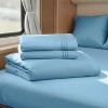 Nestl RV Queen Sheets, Super Soft 4PC Microfiber Sheet Set for Camper, Short Queen Sheets - 2 of 4