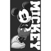 Women's Mickey & Friends Black and White Mickey Mouse T-Shirt - 2 of 4