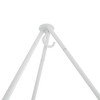 Hangout Pod 7ft Steel Tripod Stand White: Outdoor Indoor Use, Weather-Resistant Frame, 440 lbs Max - 2 of 4