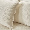 SEVOBAL Daybed Cover Set Quilted Cover Daybeds Pre-Washed Cotton Filled Coastal Bedding Scallop Edge Shams Bedskirt Pillow - 3 of 4