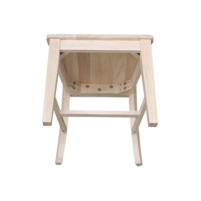 Eco-Friendly Solid Parawood Ladderback Dining Side Chairs, Set of 2