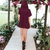 Anna-Kaci Women's Boyfriend Short-Sleeve Hoodie - 2 of 4