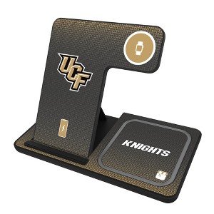 Keyscaper University of Central Florida Golden Knights Linen 15-Watt 3 in 1 Charging Station - 1 of 4