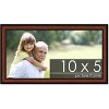 PosterPalooza | Panoramic Simple Brown Picture Frame - UV Acrylic, Foam Board Backing, Hanging Hardware - 2 of 4