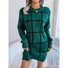 Women's Comfy Casual Long Sleeve Neck Knit Top Pullover Sweater - 4 of 4