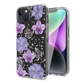 Reiko Pressed dried flower Design Phone case For iPhone 14 /13