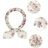 INSPIRE CHIC Women's Chiffon Scarves Floral Print Square Neckerchief 25.6" X 25.6" - 4 of 4