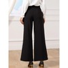 INSPIRE CHIC Women's High-Waisted Work Business Casual Wide Leg Pants - 3 of 4