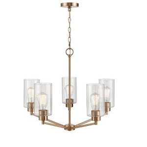 Millennium Lighting Beverlly 5 - Light Chandelier in  Modern Gold - 1 of 4